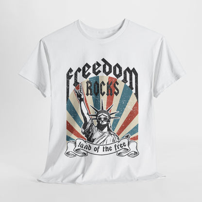 Statue of Liberty - Freedom Rocks T-Shirt