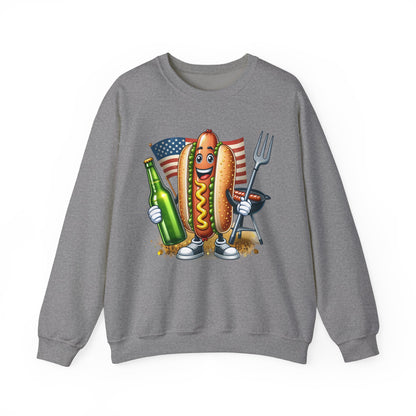 Hot Dog and a Beer Sweatshirt