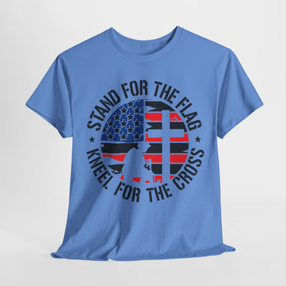 Stand for the Flag Kneel for the Cross T-Shirt