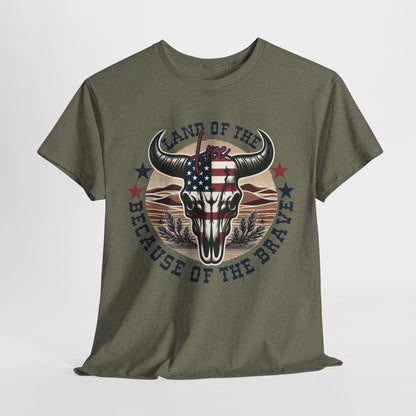 Land of the Free Because of the Brave #3 T-Shirt