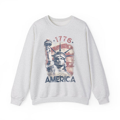 Statue of Liberty - 1776 America Sweatshirt