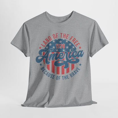 Land of the Free Because of the Brave #1 T-Shirt