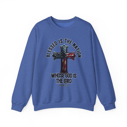 Blessed is the Nation Whose God is the Lord Sweatshirt
