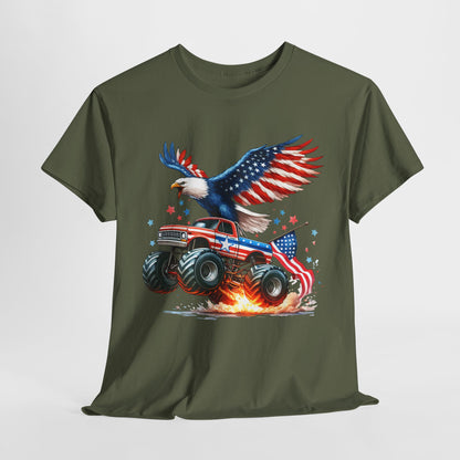 Eagle on a Monster Truck T-Shirt