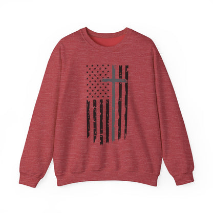 Thin Gray Line Cross - Corrections Sweatshirt