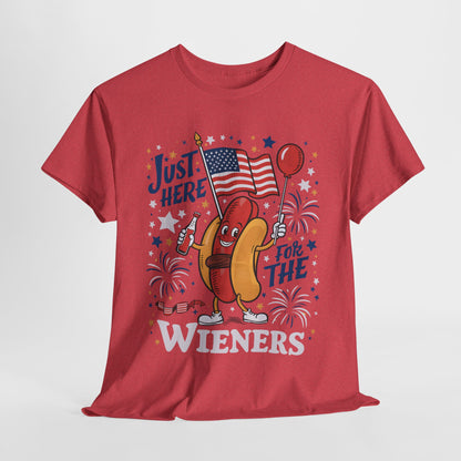 Just Here for the Wieners #1 T-Shirt