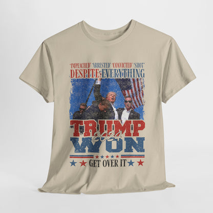 Donald Trump - Trump Won 2024 Get Over It T-Shirt