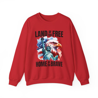 Land of the Free Home of the Brave Sweatshirt
