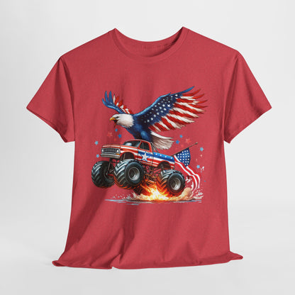 Eagle on a Monster Truck T-Shirt