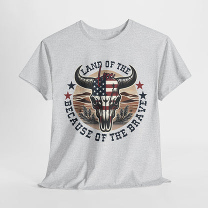 Land of the Free Because of the Brave #3 T-Shirt