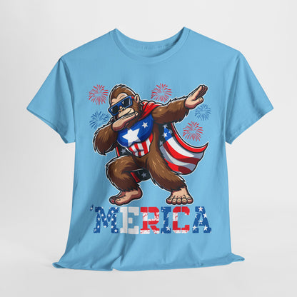 'Merica! Dabbin' Bigfoot T-Shirt
