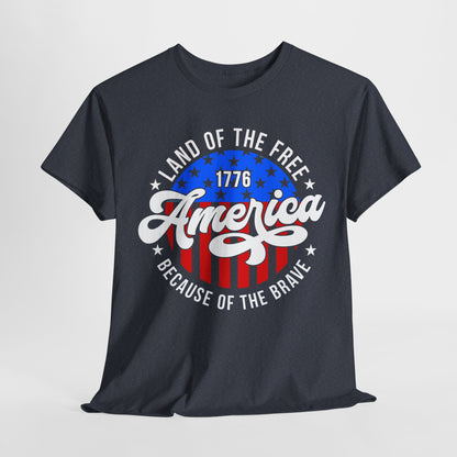 Land of the Free Because of the Brave #2 T-Shirt