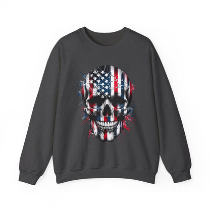 USA Flag Skull #1 Sweatshirt