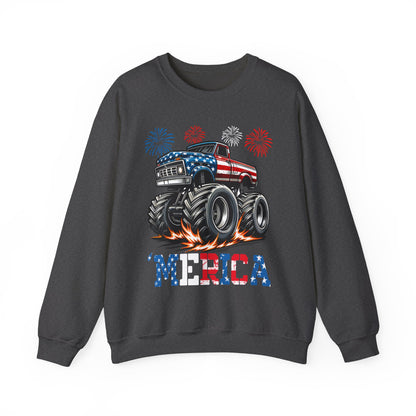 'Merica! Monster Truck Sweatshirt