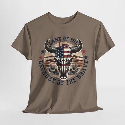 Land of the Free Because of the Brave #3 T-Shirt