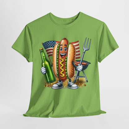 Hot dog and a Beer T-Shirt