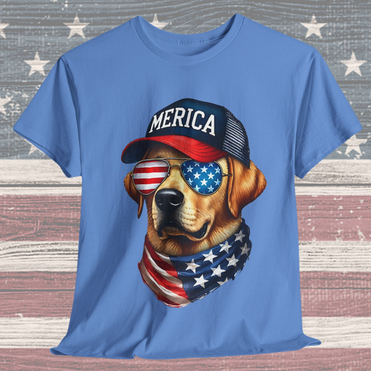 4th of July 'Merica Dog T-Shirt