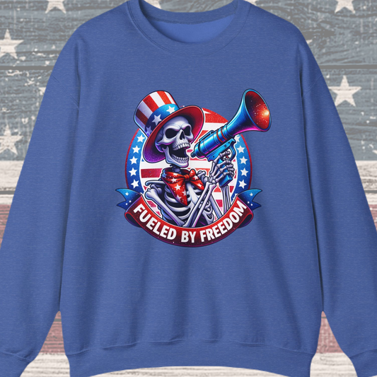Fueled by Freedom Skeleton Sweatshirt